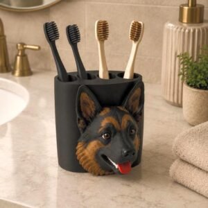 German Shepherd Toothbrush Holder by Four Loyal Paws
