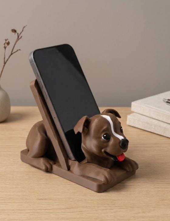 Pitbull Phone Holder shown from another angle