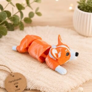 Articulated Corgi Fidget Toy by Four Loyal Paws