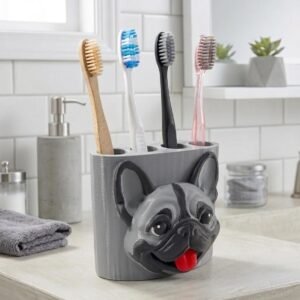 French Bulldog Toothbrush Holder by Four Loyal Paws