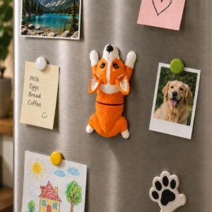 Articulated Corgi Magnet by Four Loyal Paws