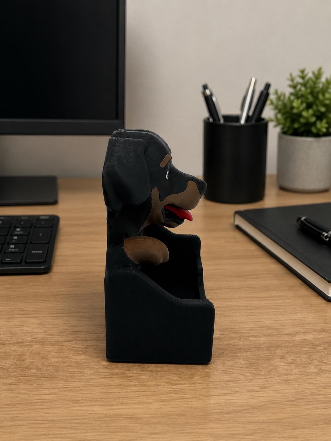 Rottweiler Business Card Holder product details