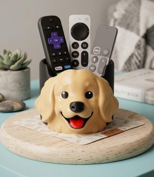 Golden Retriever Remote Holder product details