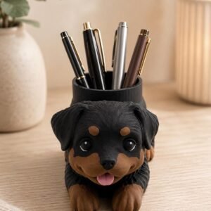 Rottweiler Pen Holder by Four Loyal Paws