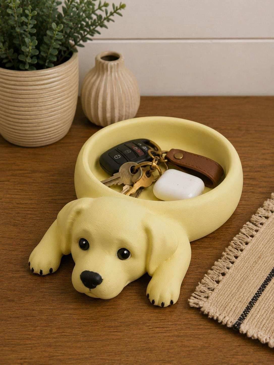Labrador Retriever Catch All Bowl shown from another angle