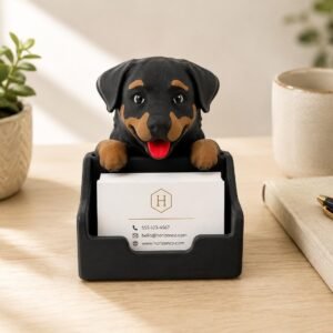 Rottweiler Business Card Holder by Four Loyal Paws