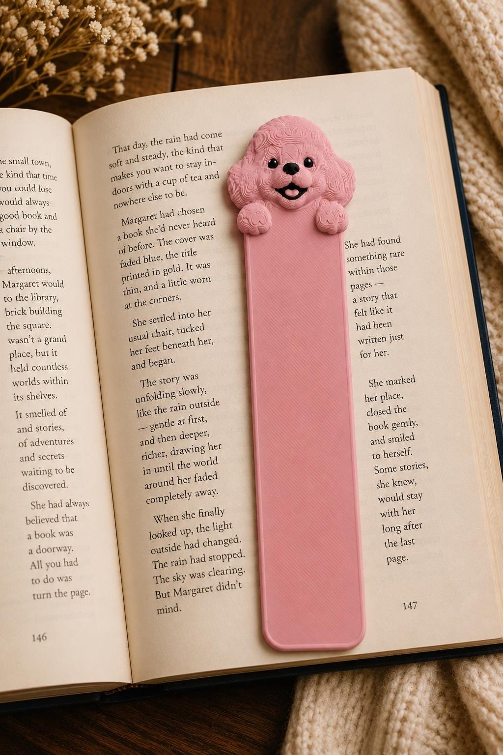 Poodle Bookmark for Book Lovers product details