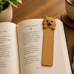 Pomeranian Bookmark by Four Loyal Paws