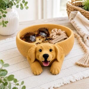 Golden Retriever Catch All Tray by Four Loyal Paws