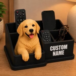 Golden Retriever Nightstand Organizer by Four Loyal Paws