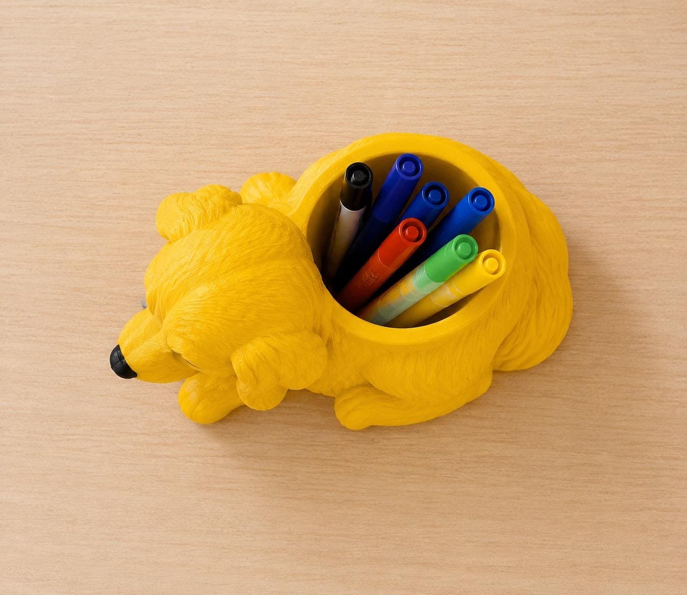 Golden Retriever Pen Holder product details