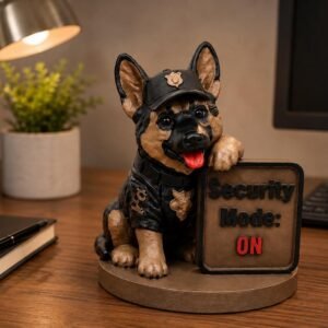 German Shepherd Funny Desk Decor by Four Loyal Paws