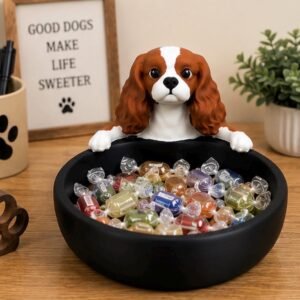 Cavalier King Charles Spaniel Candy Bowl by Four Loyal Paws