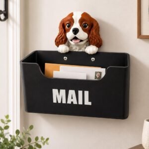 Cavalier King Charles Spaniel Mail Holder by Four Loyal Paws
