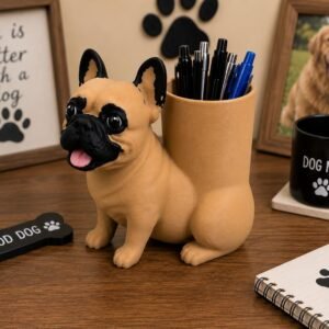 French Bulldog Pen Holder by Four Loyal Paws