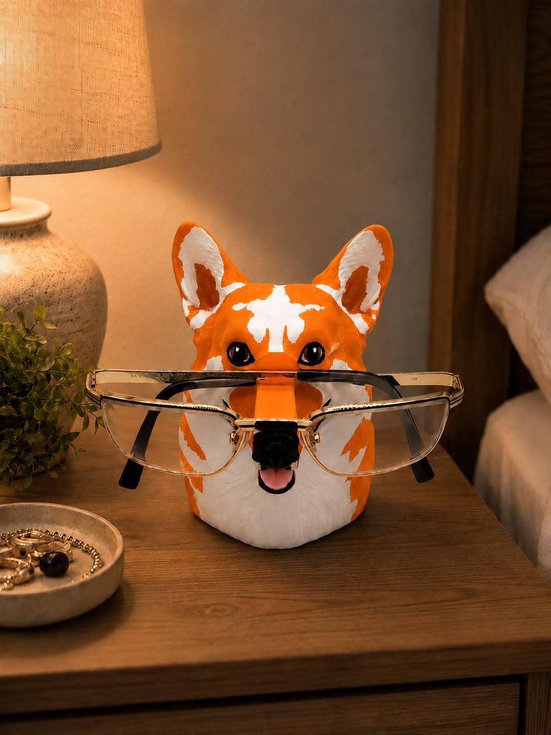Corgi Glasses Holder by Four Loyal Paws