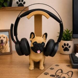 French Bulldog Headphone Stand by Four Loyal Paws