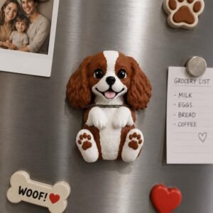 Cavalier King Charles Magnet by Four Loyal Paws