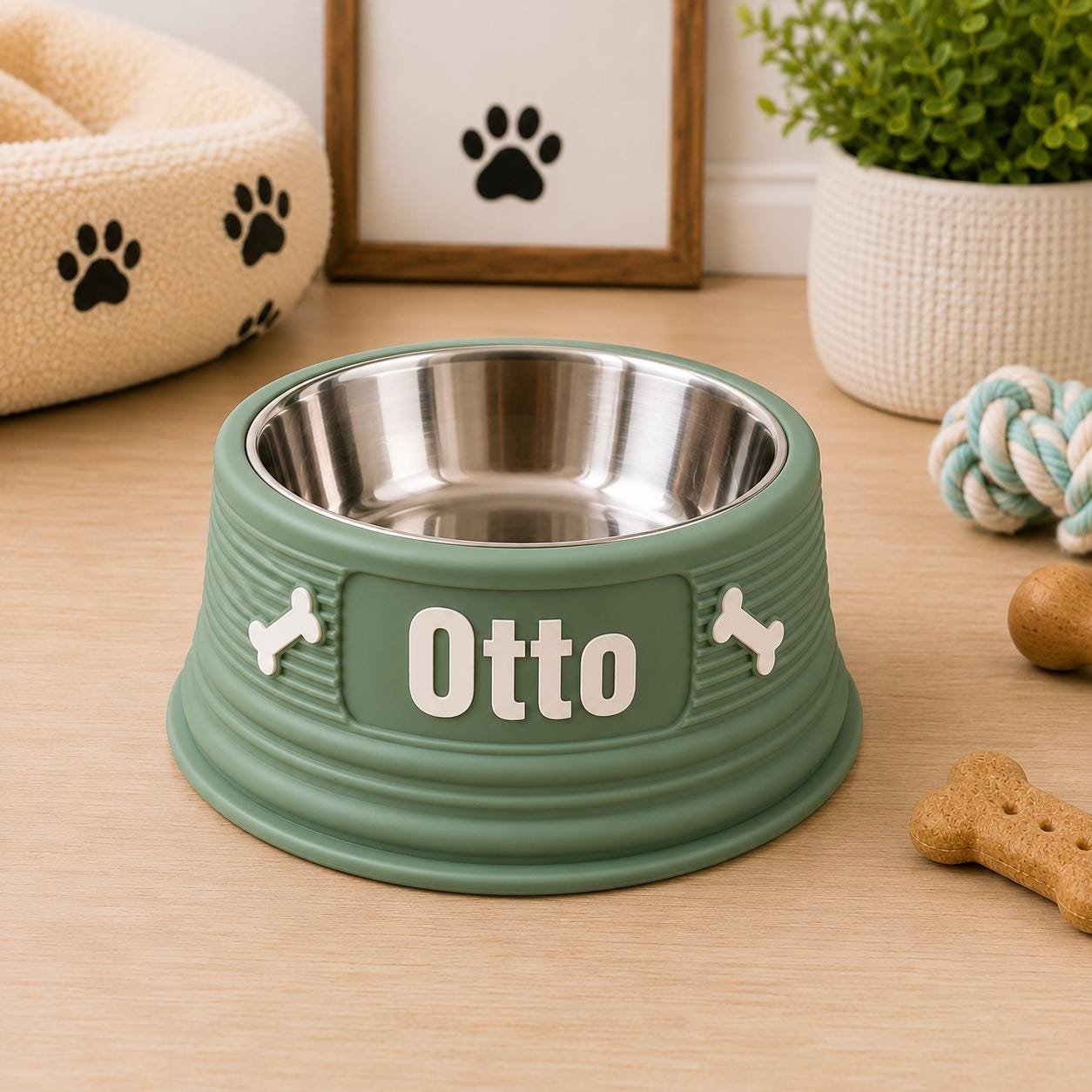 Personalized Dog Bowl by Four Loyal Paws