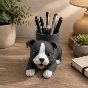 Pit Bull Pen Holder by Four Loyal Paws
