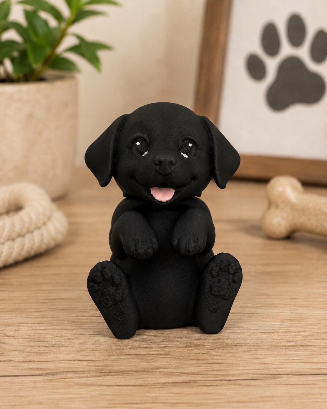 Black Lab Articulated Toy product details