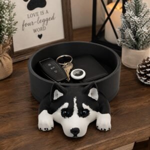 Siberian Husky Catchall Tray by Four Loyal Paws