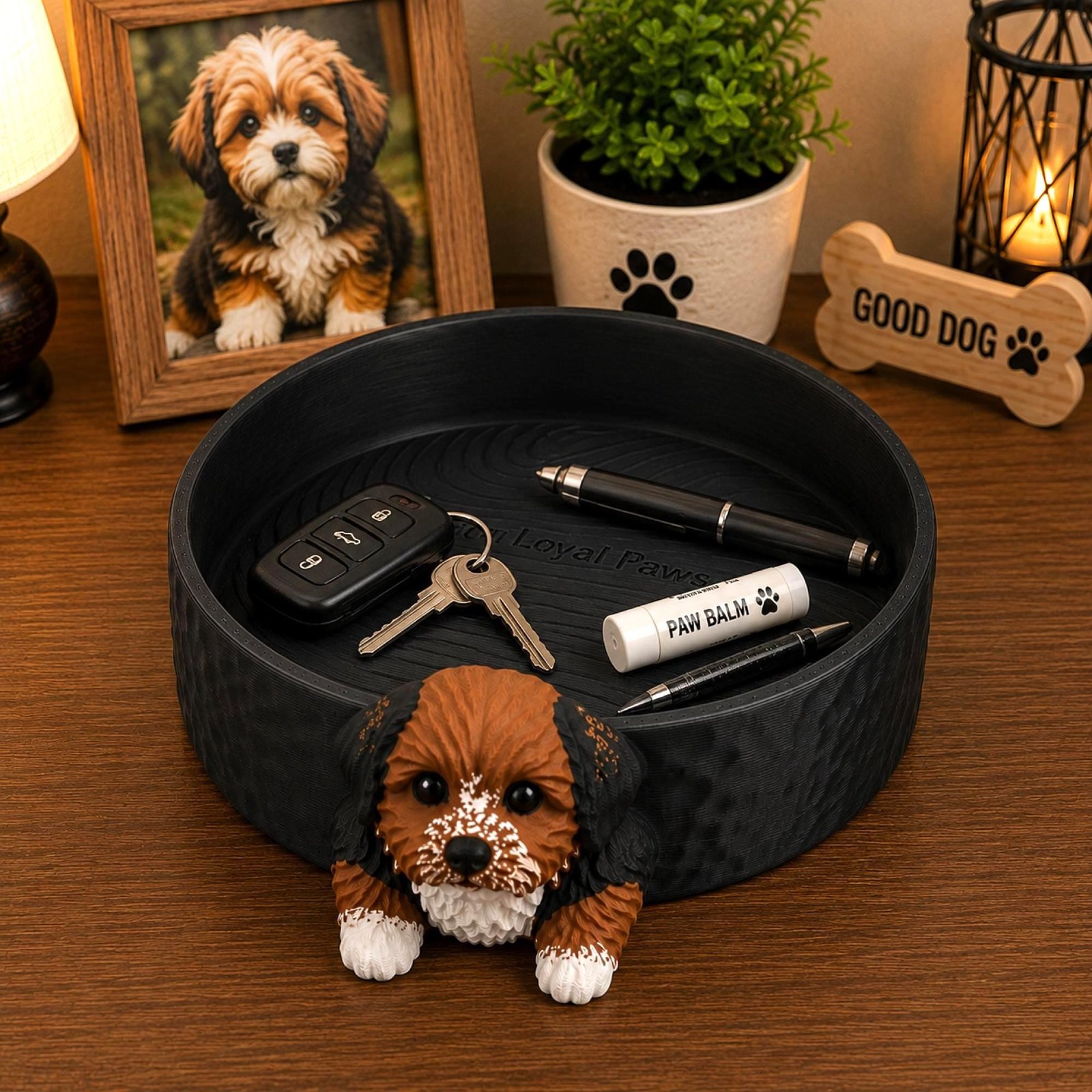 Cavapoo Catchall Tray by Four Loyal Paws