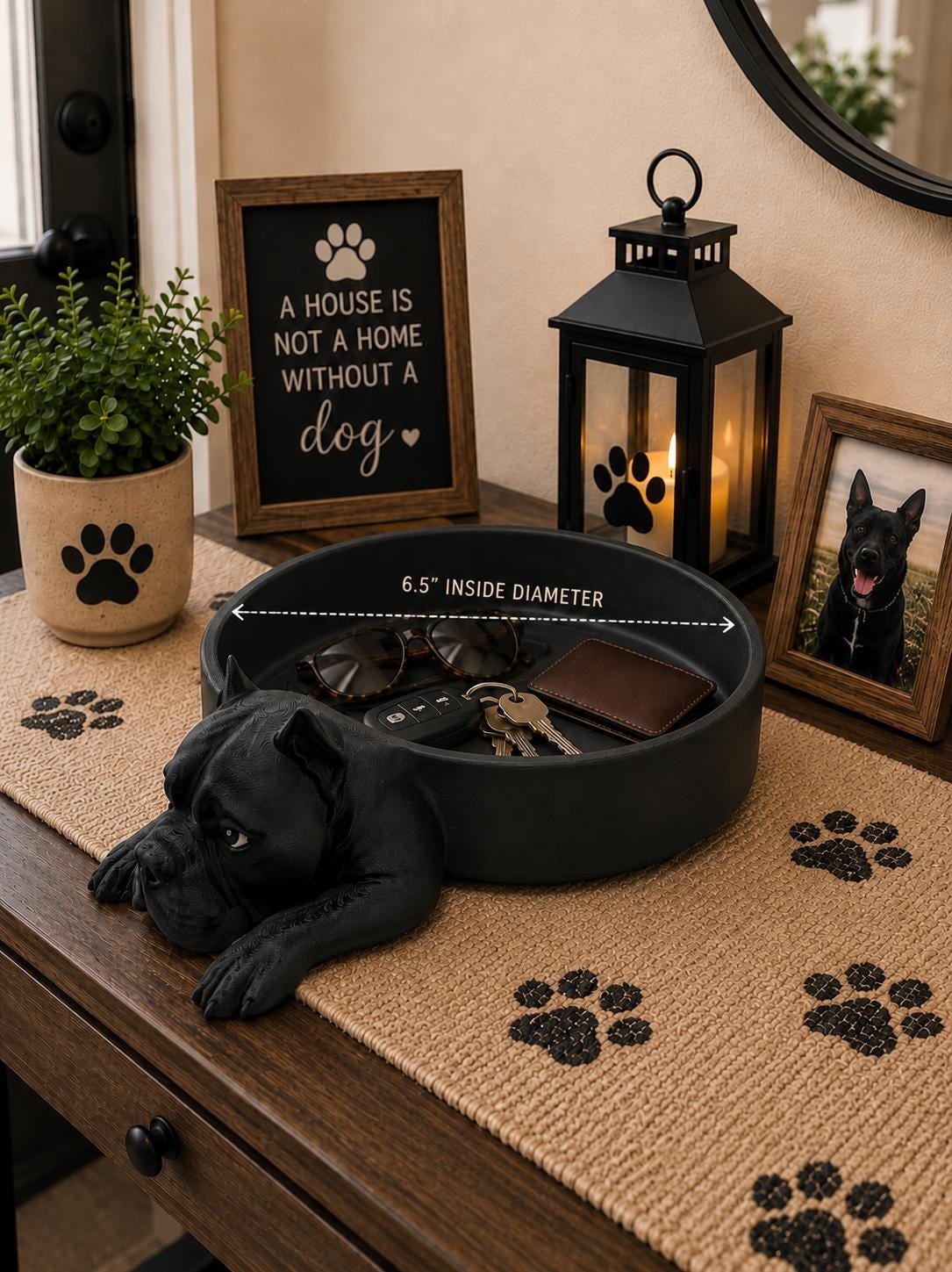 Cane Corso Catchall Tray product details