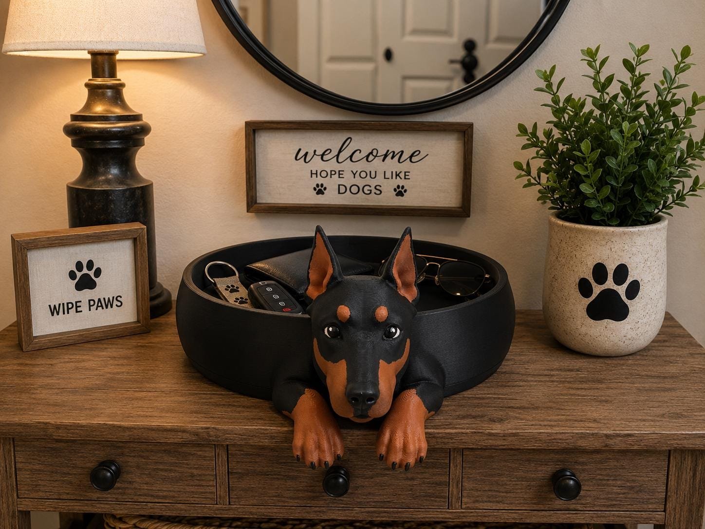 Doberman Catch All Tray product details