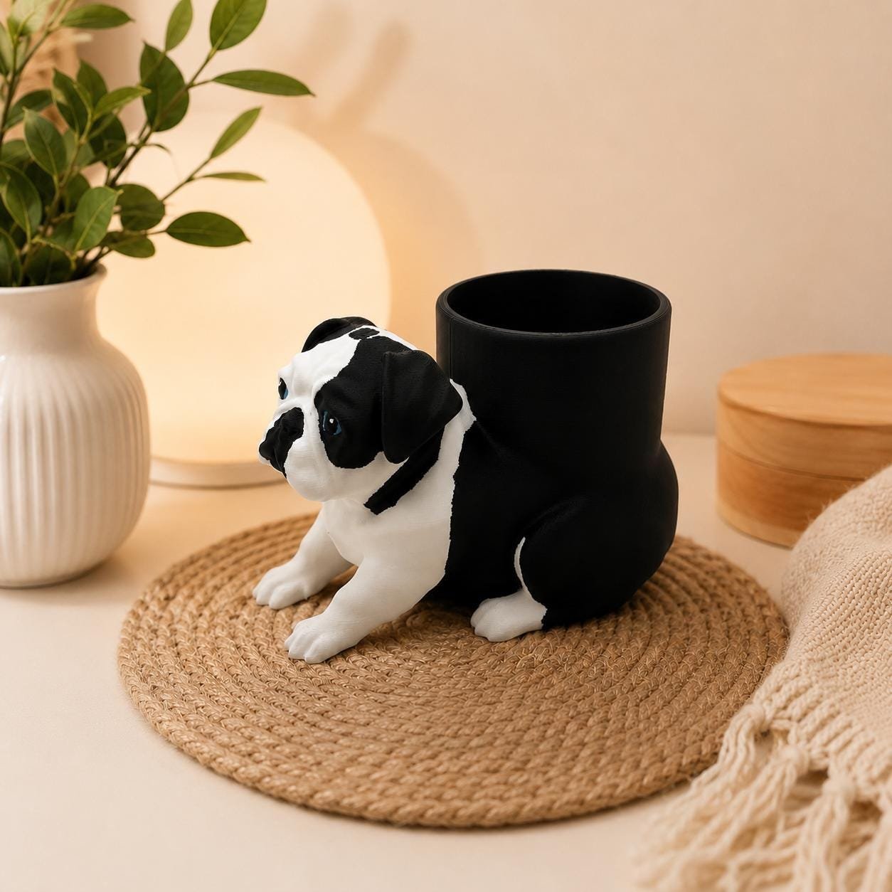 Pug Pen Holder product details