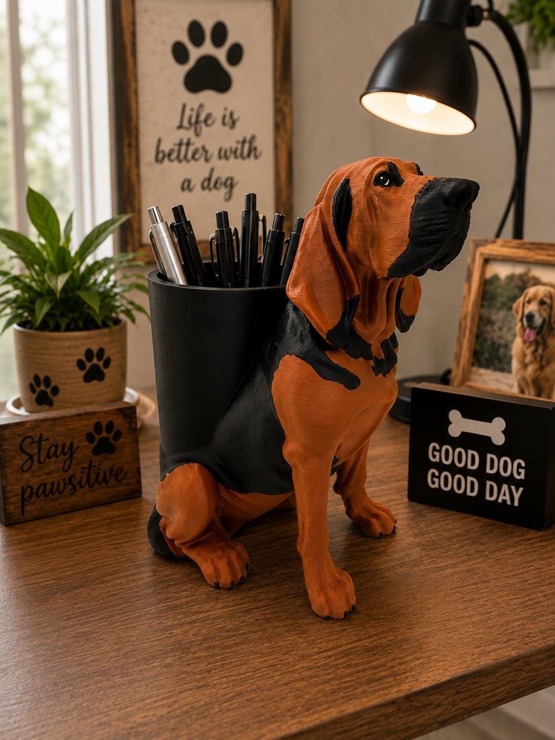 Bloodhound Pencil Holder