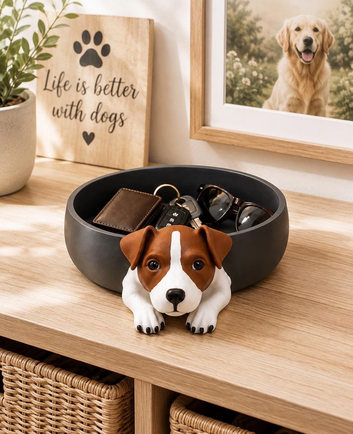 Jack Russell Catchall Tray