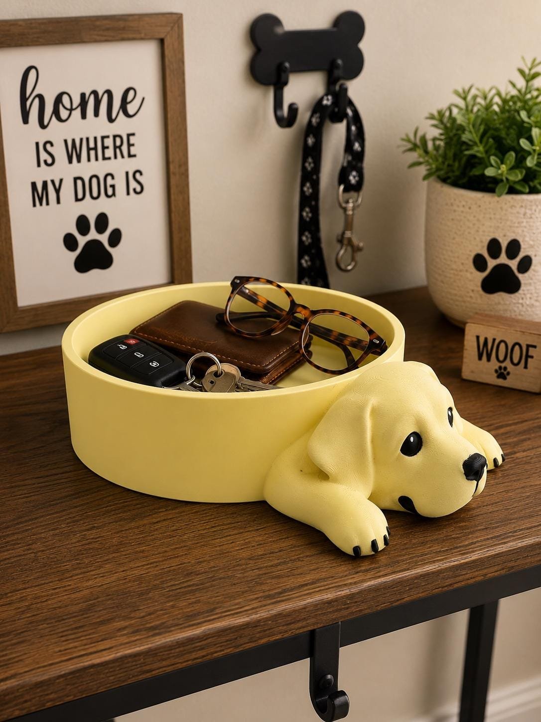 Yellow Lab Catch All Tray