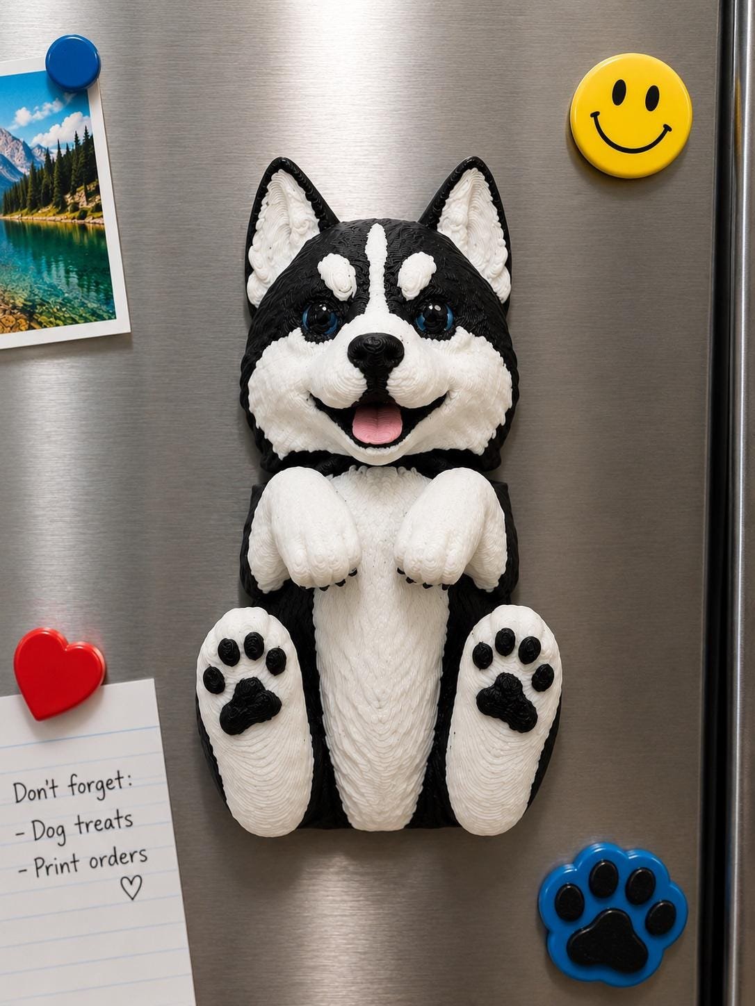 Siberian Husky Magnet