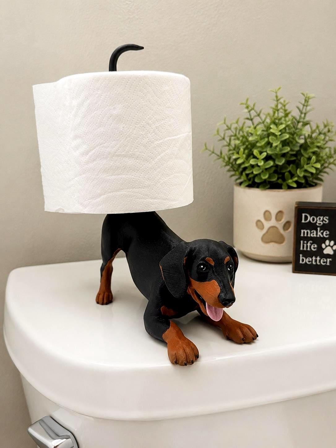 Dachshund Toilet Paper Holder