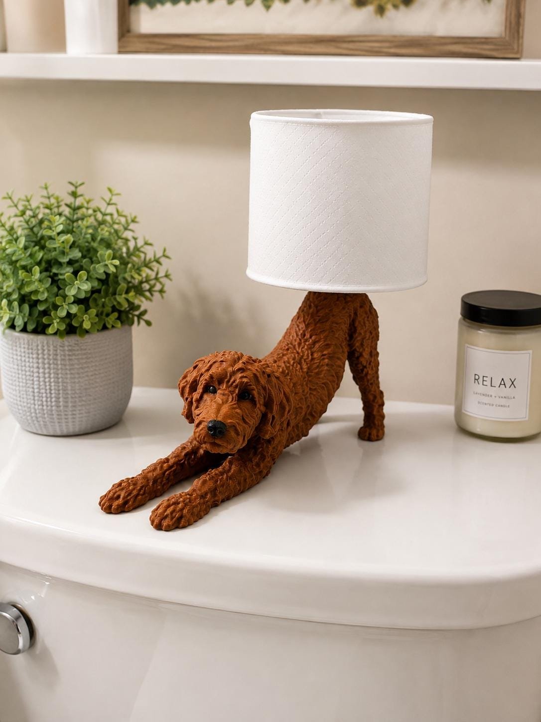 Goldendoodle Toilet Paper Holder