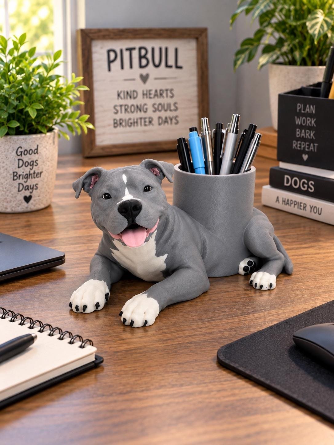 Pit Bull Pen Holder