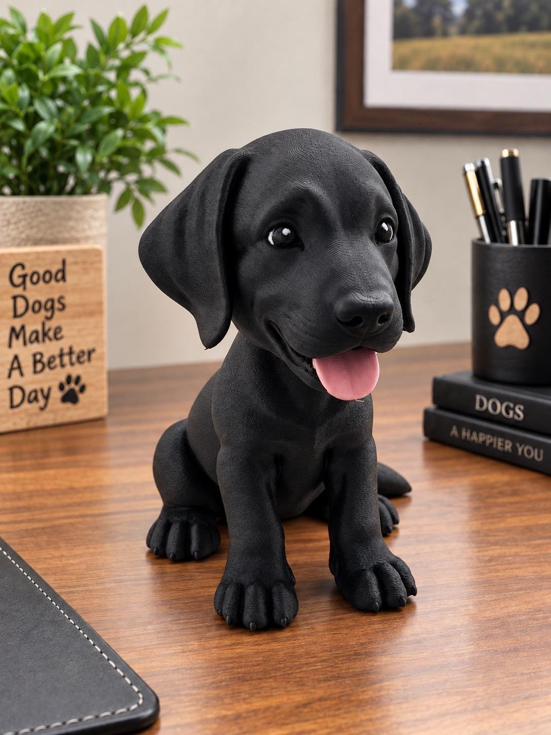 Black Labrador Bobblehead